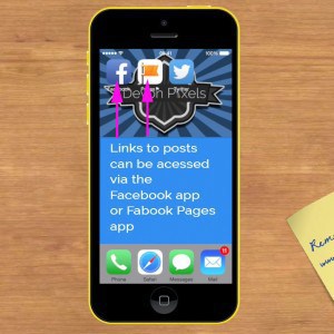 Share Facebook posts on Twitter on an iPhone