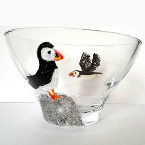 puffin bowl perched