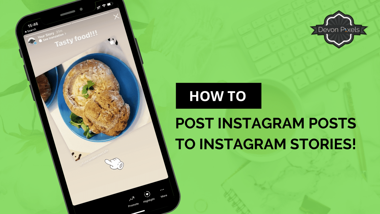 post Instagram posts to instagram stories!